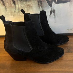 Thursday Boots Duchess Bootie 9 Black Suede